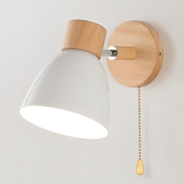 Modern Scandinavian Wall Lights with Pull Switch, alternative view – Luxe Lighting