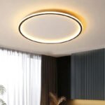 AuroraGlobe LED Ceiling Light - Elegant Scandinavian Style, close-up detail – Luxe Lighting