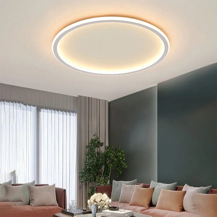 AuroraGlobe LED Ceiling Light - Elegant Scandinavian Style, alternative view – Luxe Lighting
