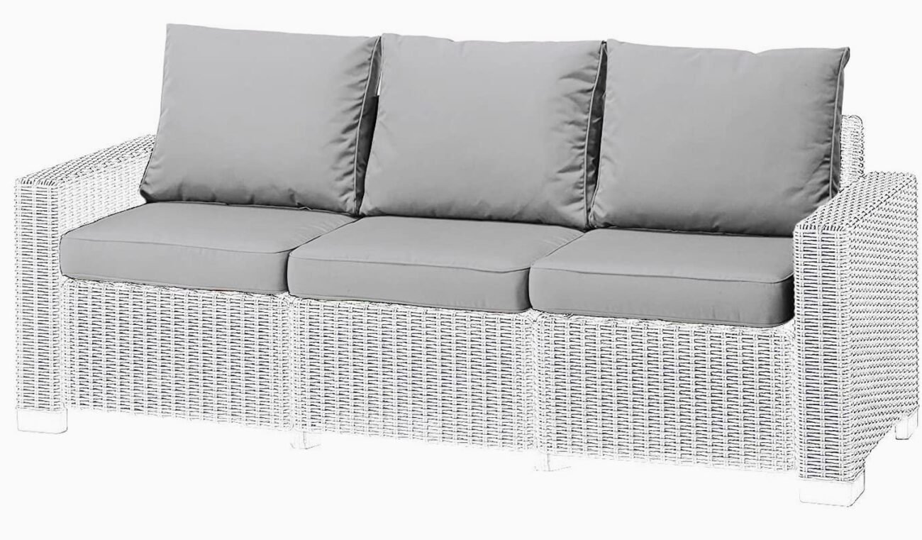 1,2 or 3 Seater Replacement Seat Cushion Pads for California Rattan Outdoor Furniture