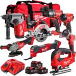 18V Cordless 8 Piece Tool Kit with 3 x 5.0Ah Batteries &amp