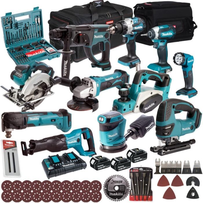 18V 11 Piece Combo Kit with 3 x 5.0Ah Battery Charger &amp