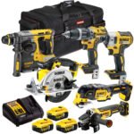 18V 6 Piece Power Tool Kit with 3 x 5.0Ah Battery &amp