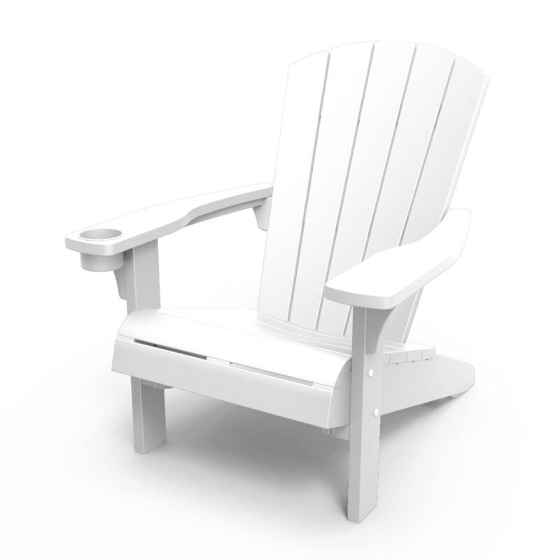 Alpine Adirondack Garden Chair - White