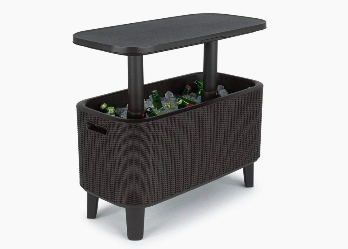 Bevy BAR Cocktail Table, Polypropylene, Anthracite Grey