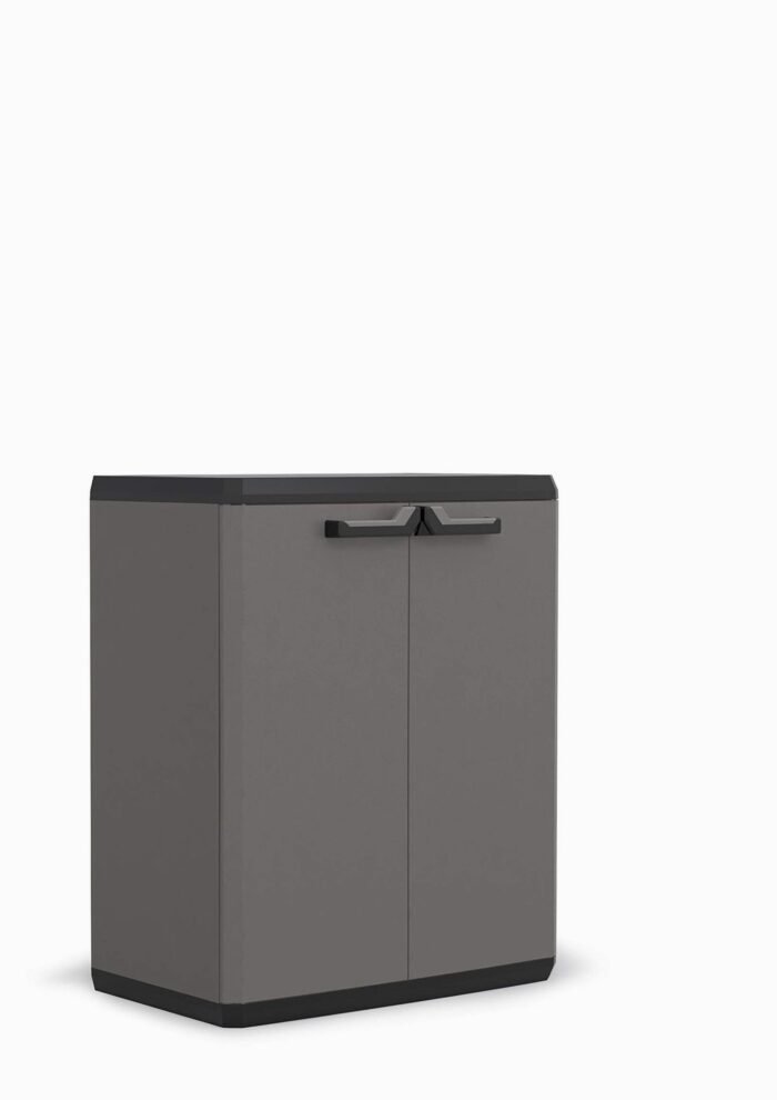 Closet Low Plus, Grey, H x 83.0cm D x 39.0cm W x 68.0cm