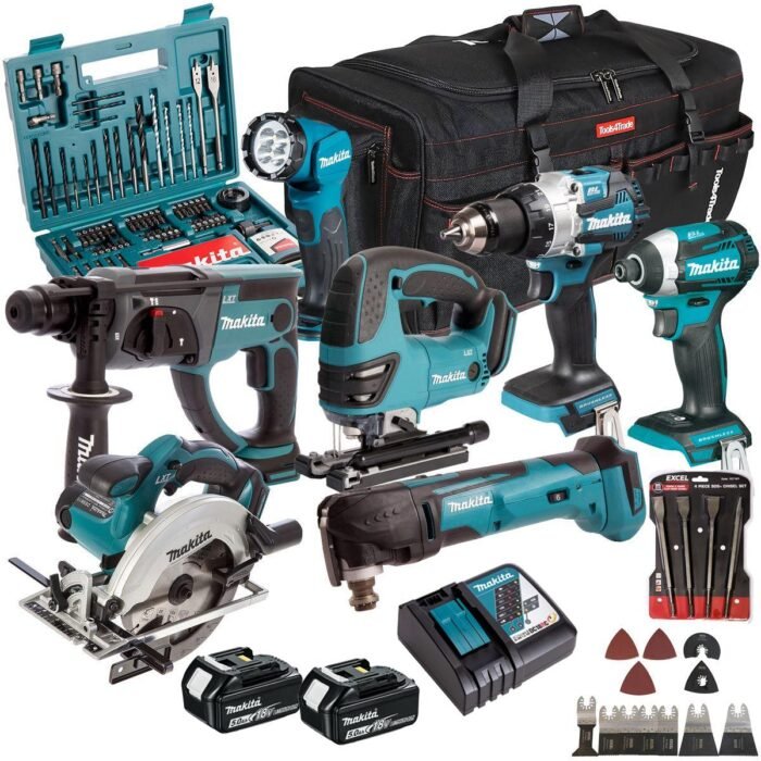 18V 7 Piece Combo Kit with 2 x 5.0Ah Battery Charger &amp