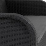 Rosalie 5 seater lounge set with storage table - Grey - view 7