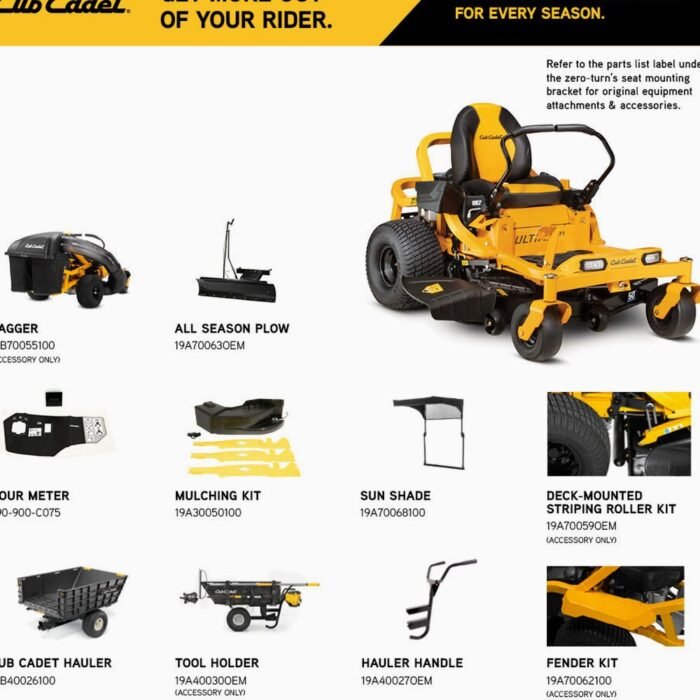 Ultima ZT1 – 50” Fabricated Deck 25HP V-Twin Zero Turn Mower - view 4